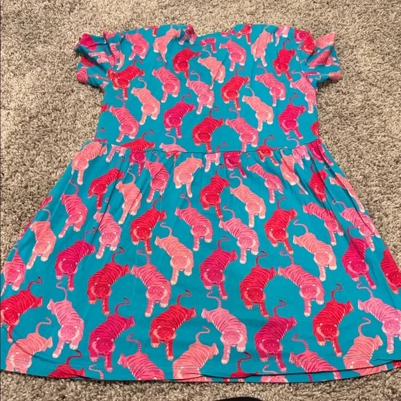 Play Condition Posh Peanut Le Tigre Flounce Dress Sz 5t/6t - Picture 5 of 5